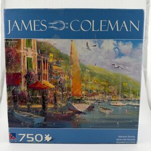 James Coleman Afternoon Serenity 750-Piece Puzzle by Sure-Lox, New in Sealed Box